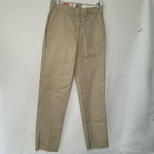 Red Kap Mens Khaki‎ Work Pants PT62KHO 30x37 Utility Uniform Unhemmed New